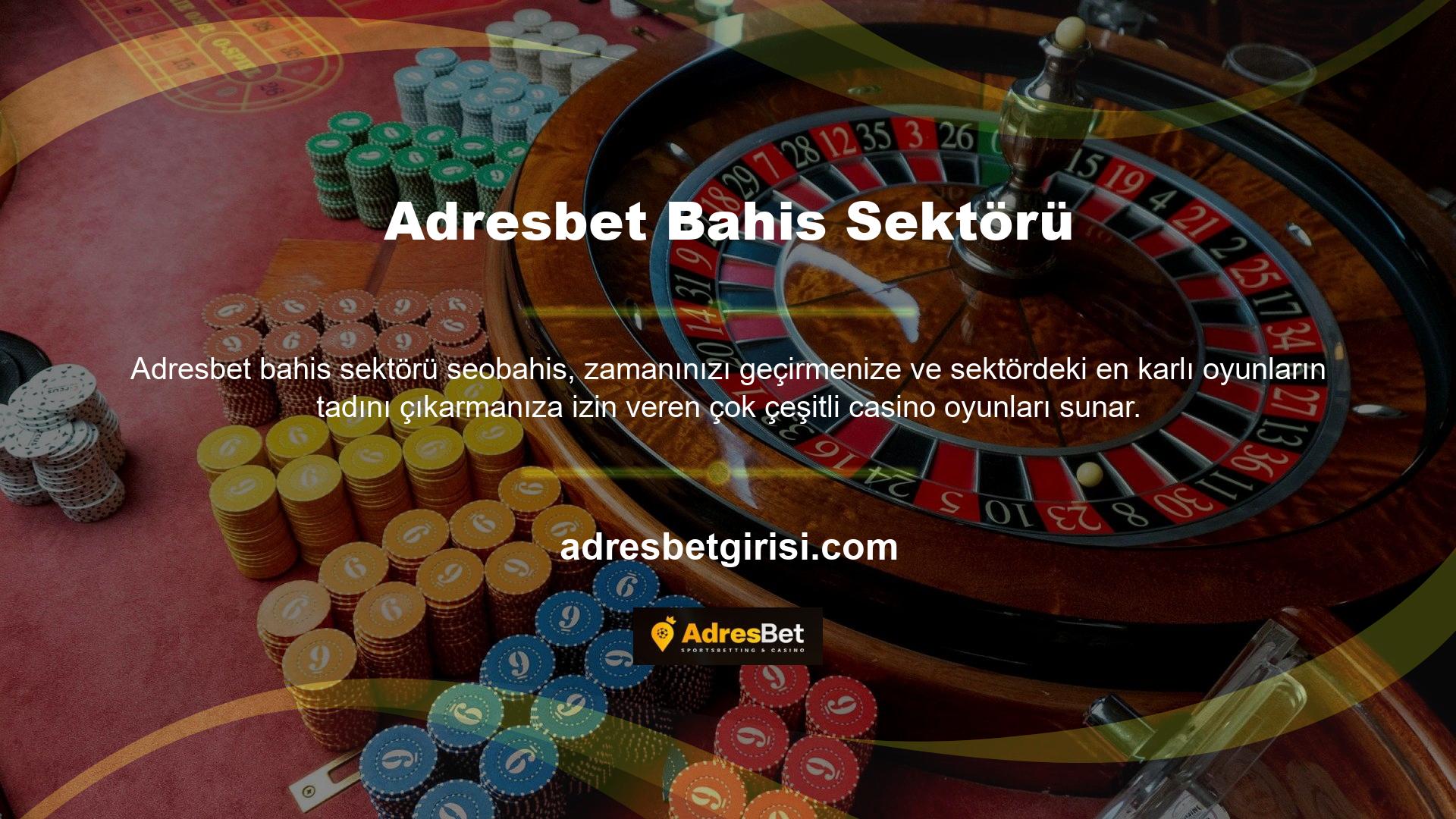 Adresbet, kullanıcıların hesaplarını anında oluşturmalarına olanak tanıyan canlı casino oyunları sağlayan en güvenilir çevrimiçi casino platformudur