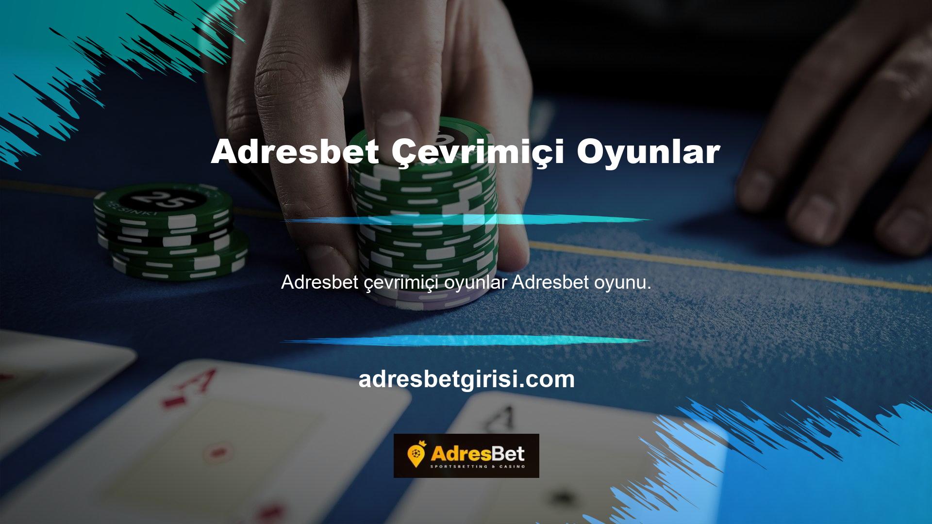 Adresbet çevrimiçi oyun siteleri, casinolar, canlı casinolar, spor bahis seçenekleri, oyun seçenekleri sunmaya başladıktan sonra, üyeleri için farklı altyapıyı destekleyen şirketler tarafından destekleniyor