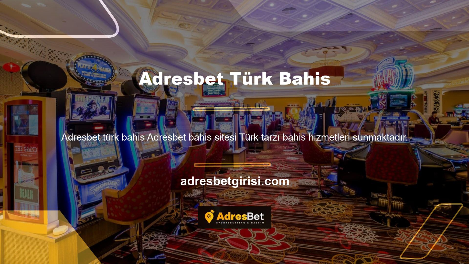 Site, Türk oyuncunun ihtiyaç duyduğu her şeye sahiptir